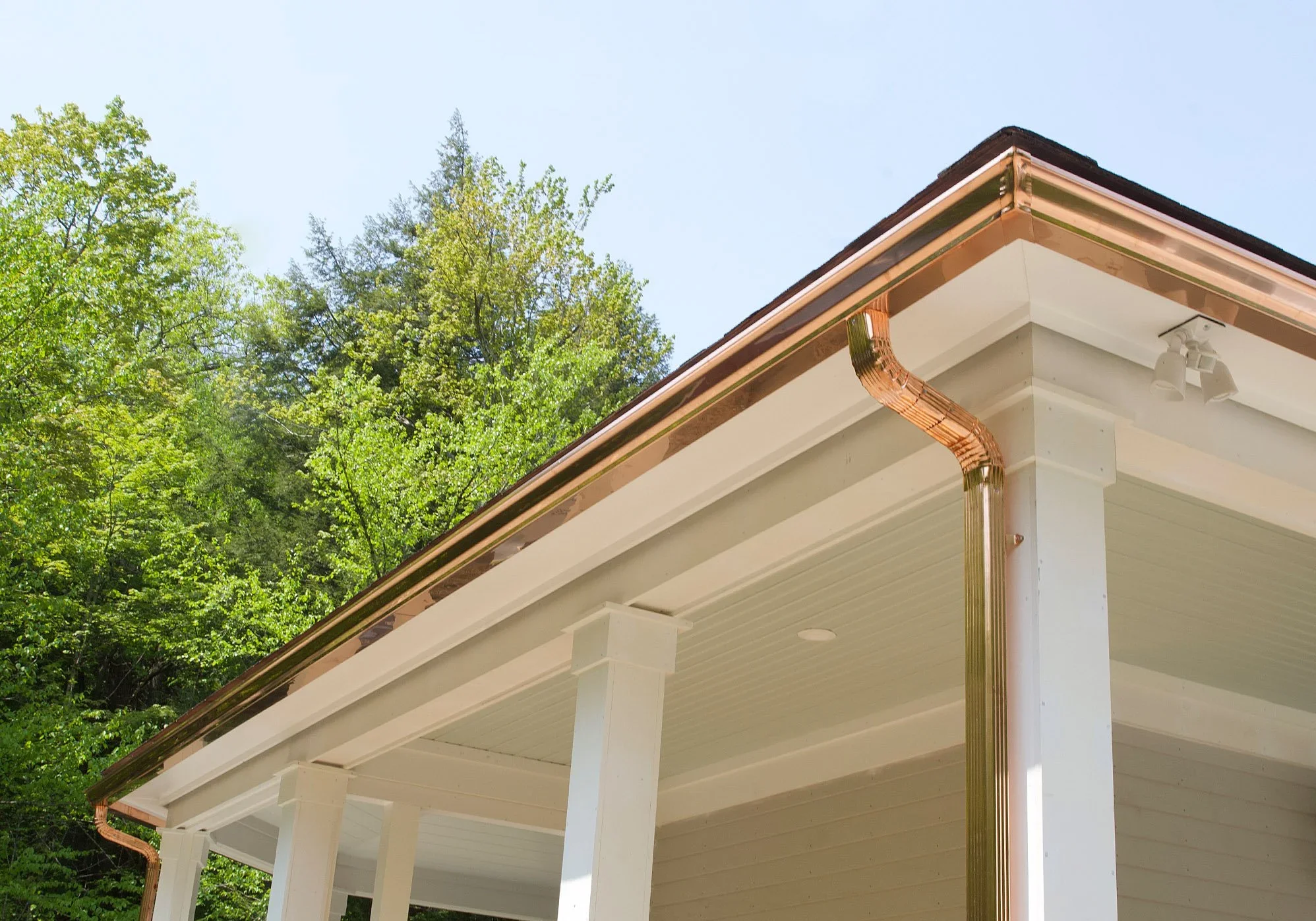 Copper Gutter System Installation Project